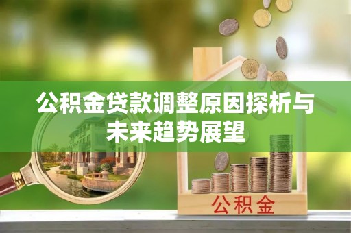 港口公积金贷款调整原因探析与未来趋势展望