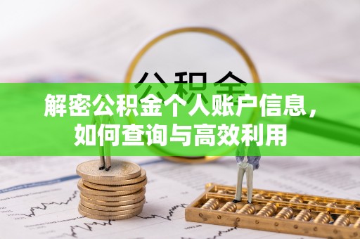 港口解密公积金个人账户信息，如何查询与高效利用