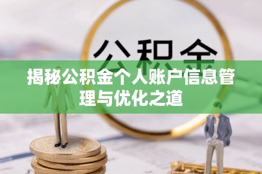 港口揭秘公积金个人账户信息管理与优化之道