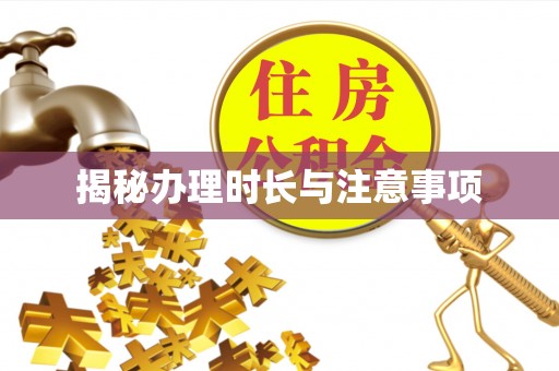 港口揭秘办理时长与注意事项