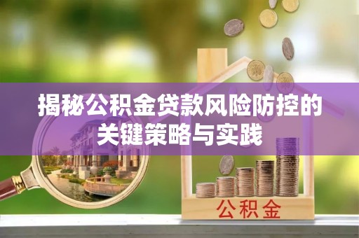 港口揭秘公积金贷款风险防控的关键策略与实践
