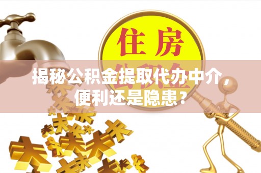 港口揭秘公积金提取代办中介，便利还是隐患？