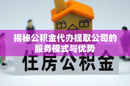 港口揭秘公积金代办提取公司的服务模式与优势