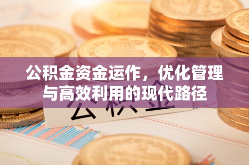 港口公积金资金运作，优化管理与高效利用的现代路径