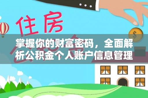 港口掌握你的财富密码，全面解析公积金个人账户信息管理与优化