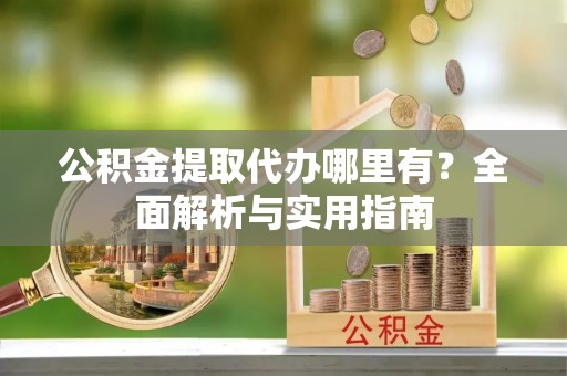 港口公积金提取代办哪里有？全面解析与实用指南