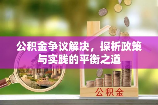 港口公积金争议解决，探析政策与实践的平衡之道
