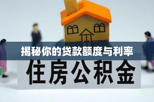 港口揭秘你的贷款额度与利率