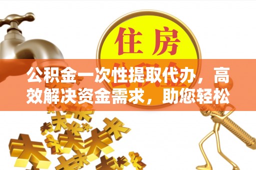 港口公积金一次性提取代办，高效解决资金需求，助您轻松应对生活难题