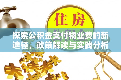 港口探索公积金支付物业费的新途径，政策解读与实践分析