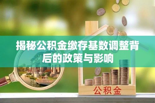 港口揭秘公积金缴存基数调整背后的政策与影响