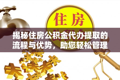 港口揭秘住房公积金代办提取的流程与优势，助您轻松管理资金