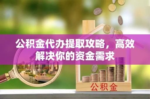 港口公积金代办提取攻略，高效解决你的资金需求