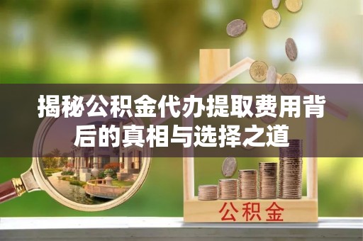 港口揭秘公积金代办提取费用背后的真相与选择之道