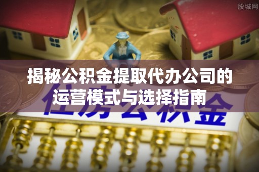港口揭秘公积金提取代办公司的运营模式与选择指南
