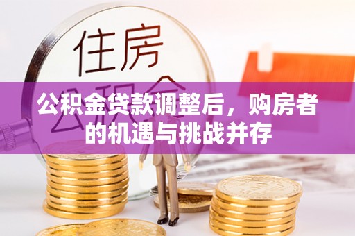 港口公积金贷款调整后，购房者的机遇与挑战并存