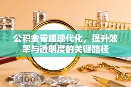 港口公积金管理现代化，提升效率与透明度的关键路径