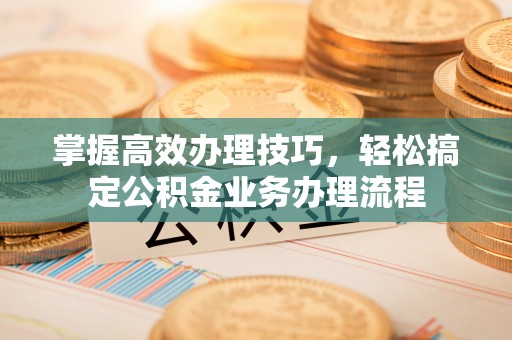 港口掌握高效办理技巧，轻松搞定公积金业务办理流程