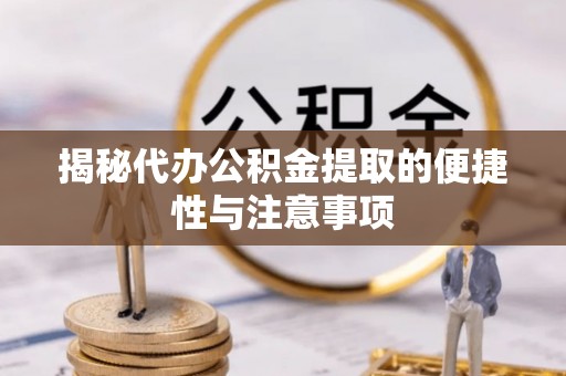 港口揭秘代办公积金提取的便捷性与注意事项