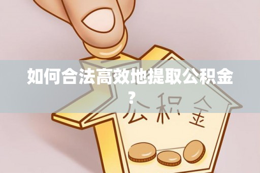 港口如何合法高效地提取公积金？
