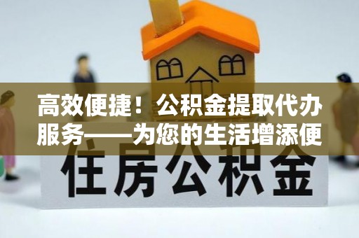港口高效便捷！公积金提取代办服务——为您的生活增添便利