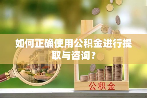 港口如何正确使用公积金进行提取与咨询？